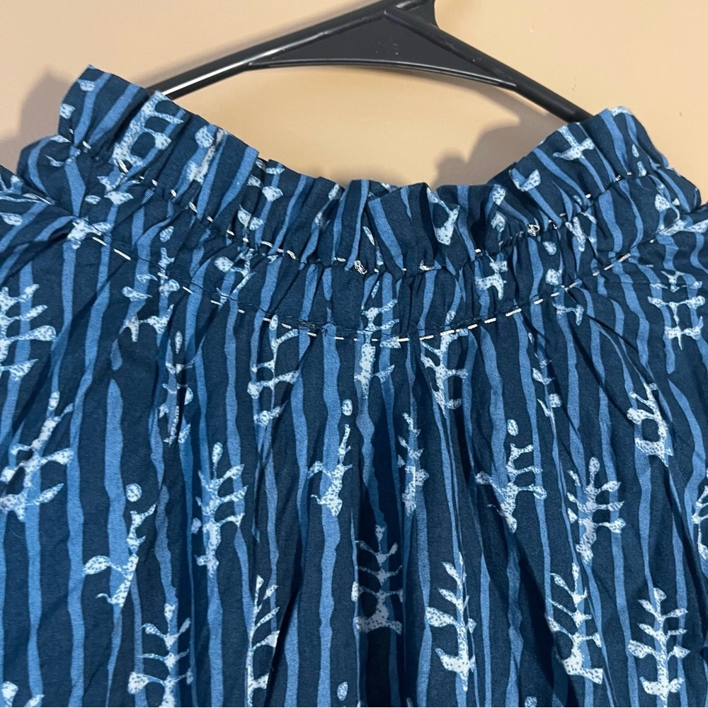 Chelsea & Theodore Blue and White Boho Dress size 1X New with tags - Picture 12 of 13
